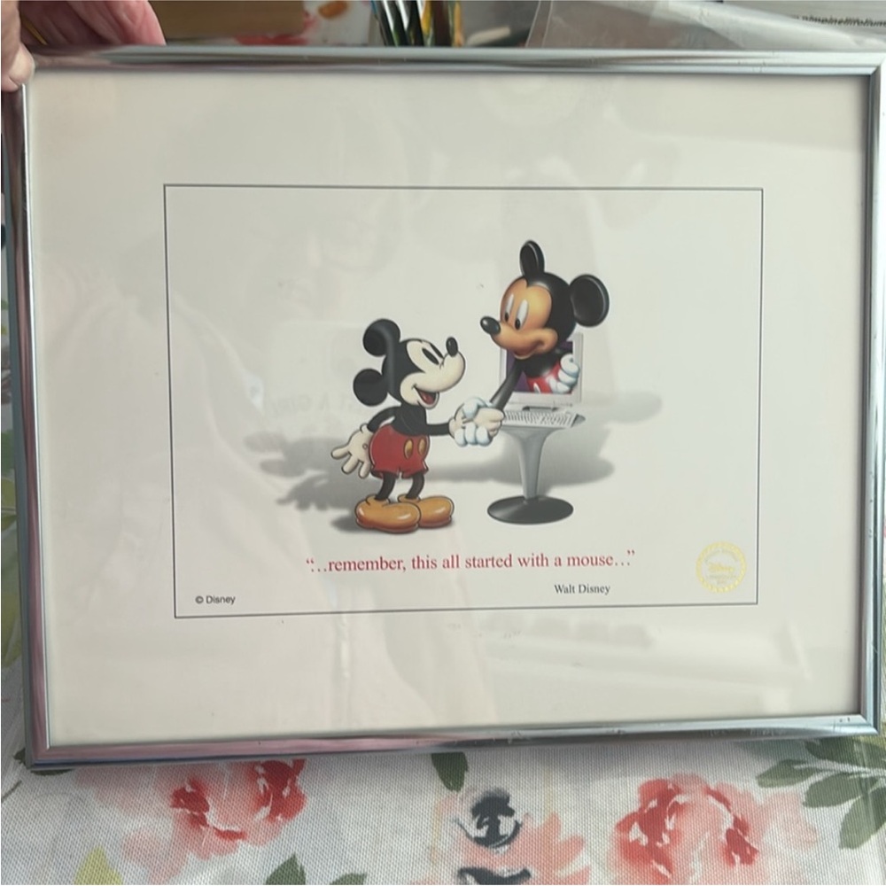 Disney SPECIAL EDITION Lithograph Commemorating the Beginning of the Disney Magi
